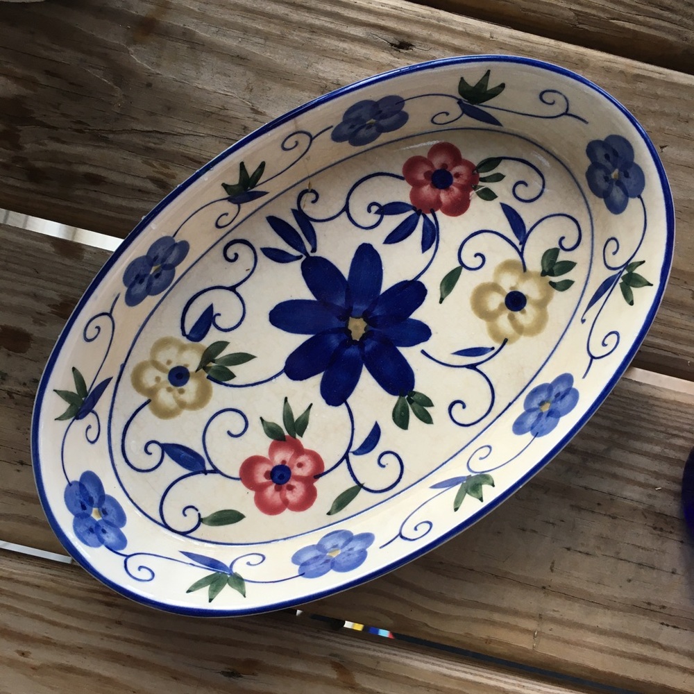 Beautiful oval shape Dish